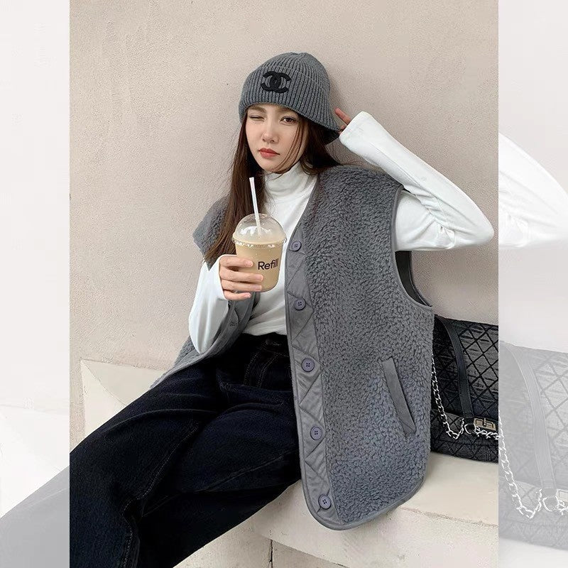 Myra Wool-Blend Vest