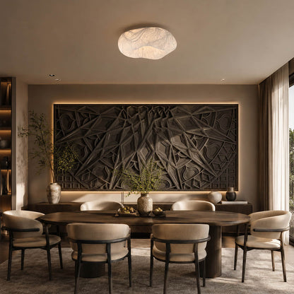 Nimbus Mulberry Silk Cloud Ceiling Lamp