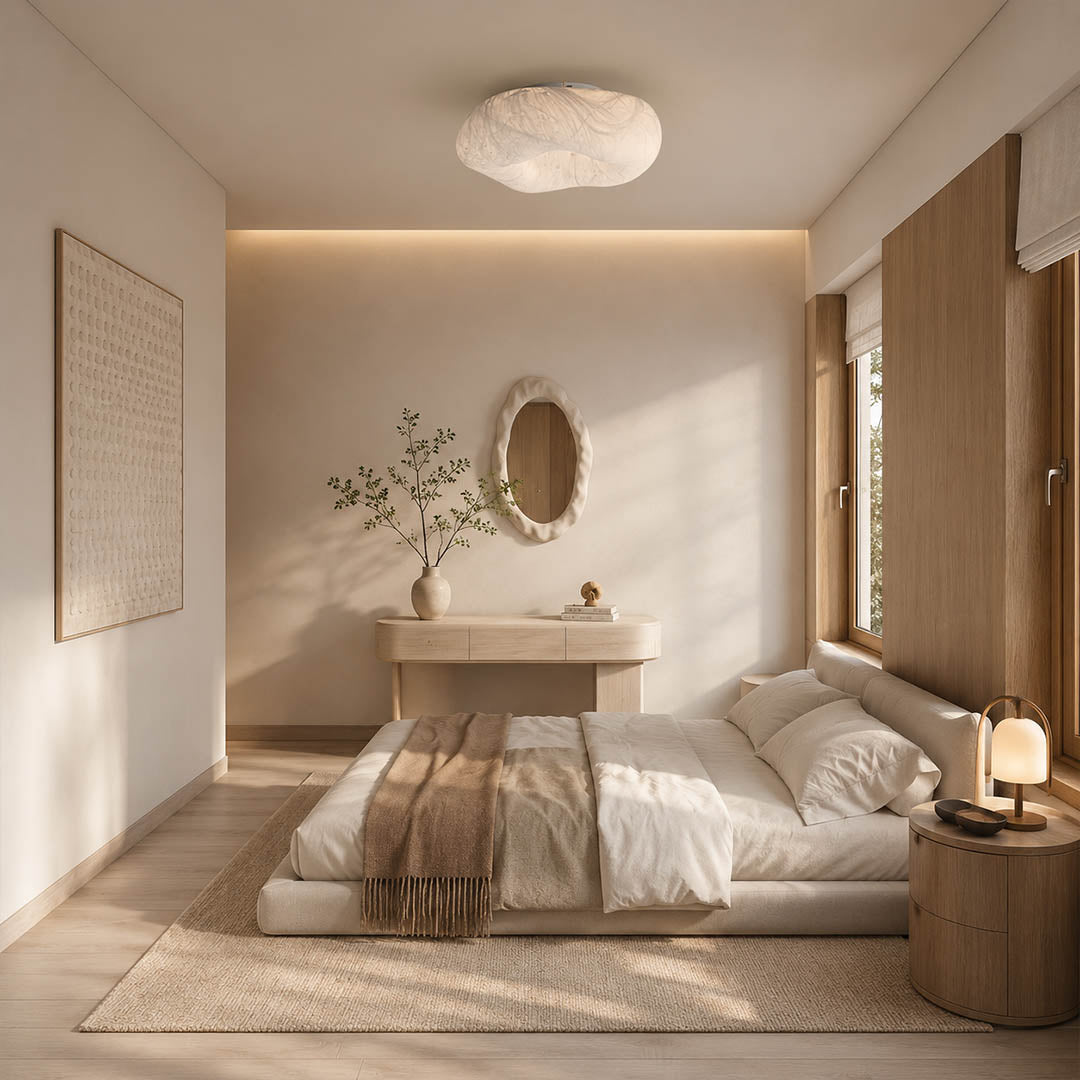 Nimbus Mulberry Silk Cloud Ceiling Lamp