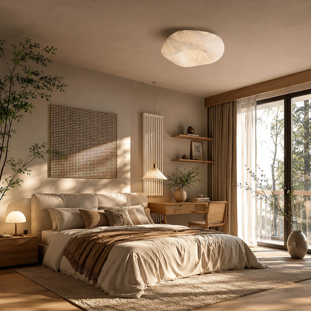 Nimbus Mulberry Silk Cloud Ceiling Lamp