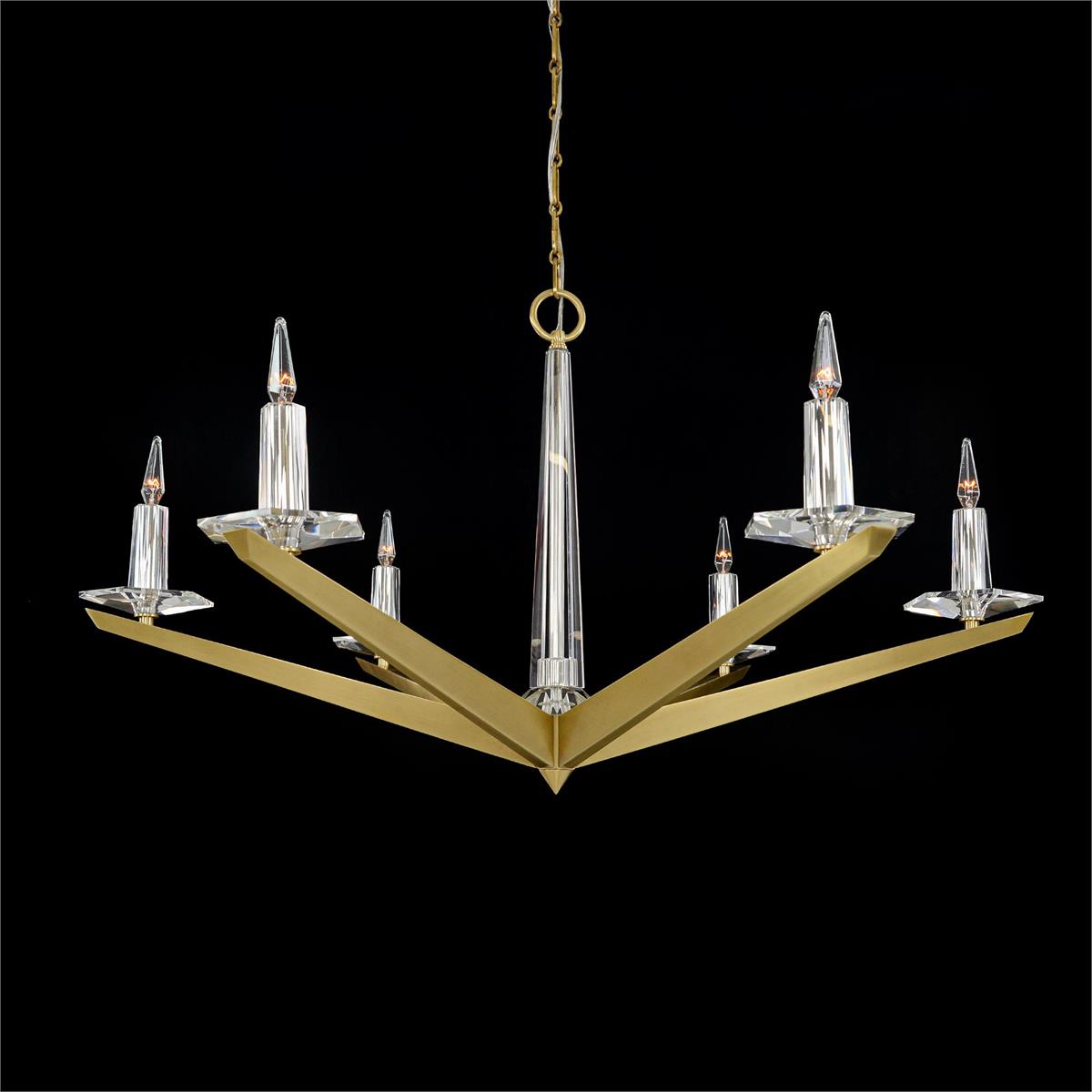 Novaris Crystal Lattice Chandelier