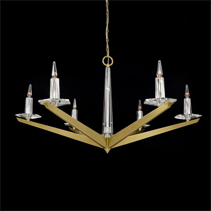 Novaris Crystal Lattice Chandelier