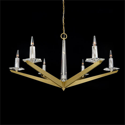 Novaris Crystal Lattice Chandelier