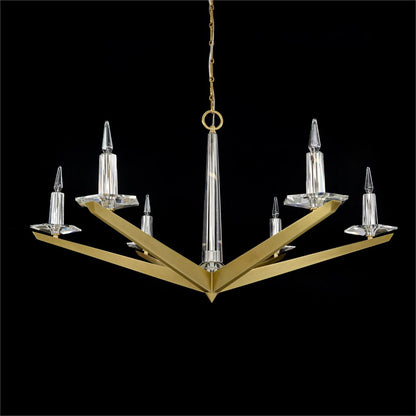 Novaris Crystal Lattice Chandelier