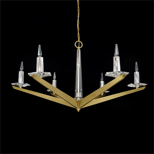 Novaris Crystal Lattice Chandelier