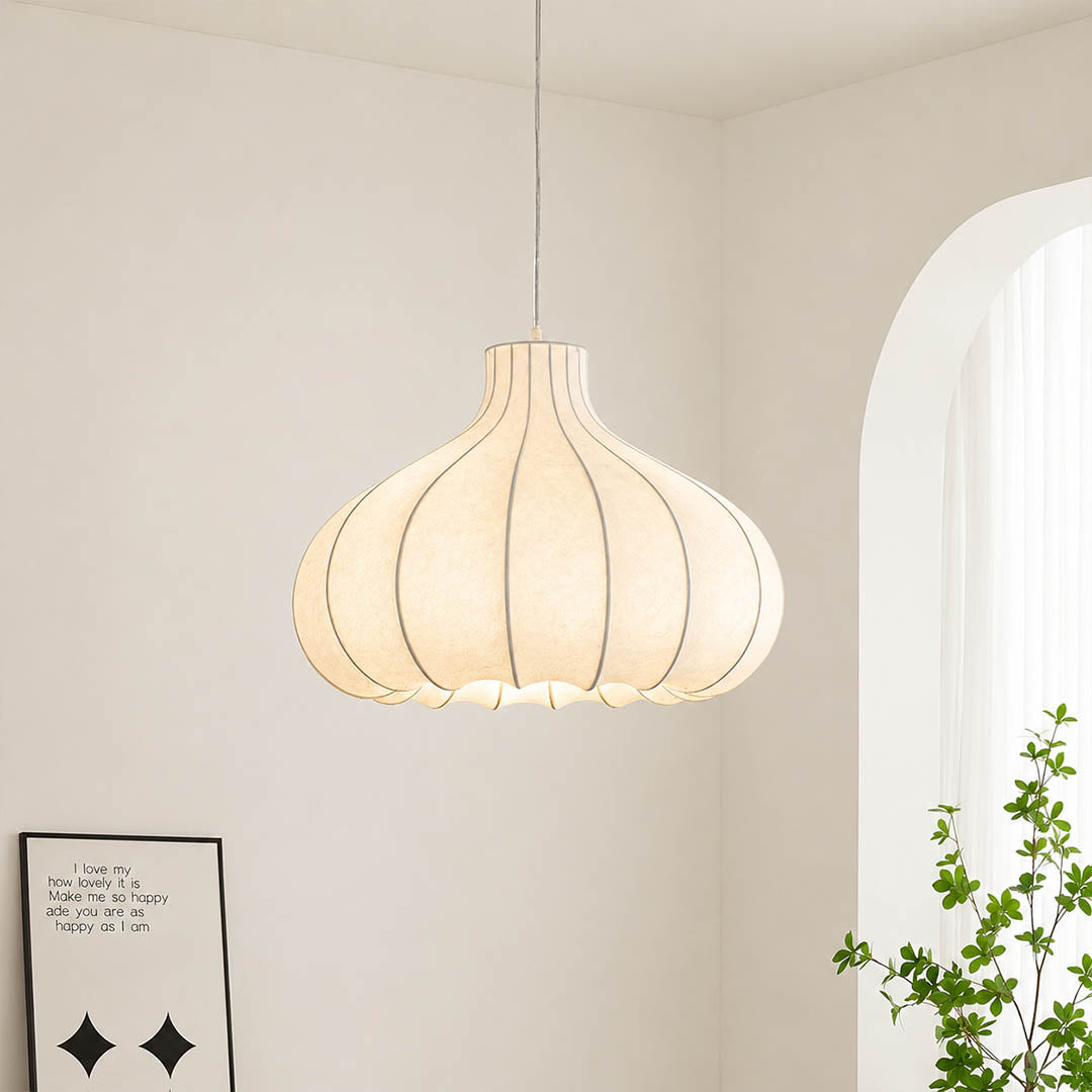 Odalia Silk Drum Pendant Light
