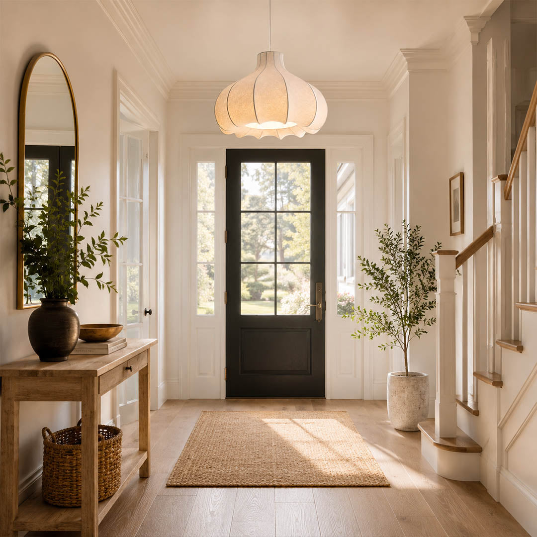Odalia Silk Drum Pendant Light