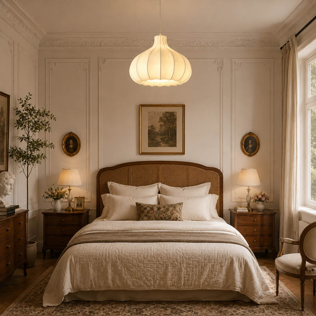 Odalia Silk Drum Pendant Light