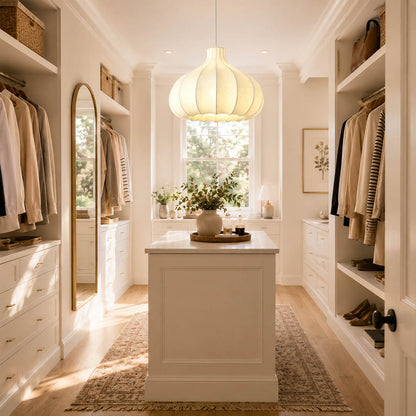 Odalia Silk Drum Pendant Light