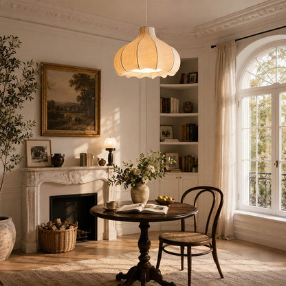 Odalia Silk Drum Pendant Light