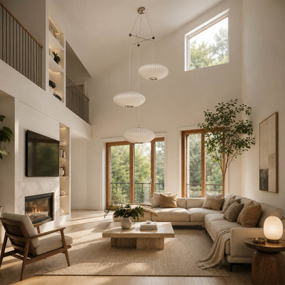 Perla Silk Bubble Cluster Pendant Light