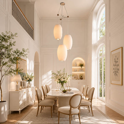 Perla Silk Bubble Cluster Pendant Light