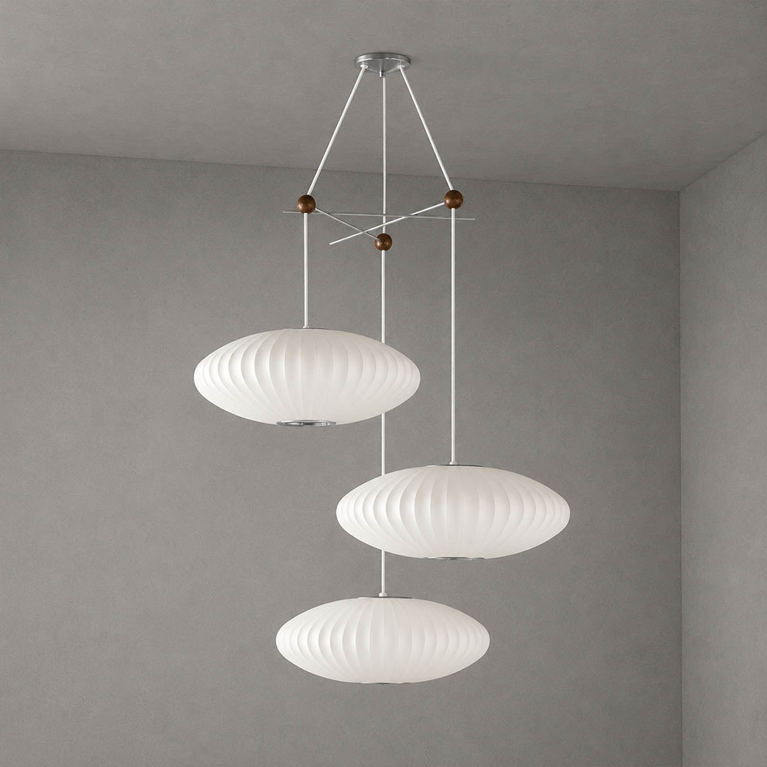 Perla Silk Bubble Cluster Pendant Light
