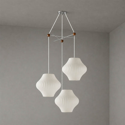 Perla Silk Bubble Cluster Pendant Light