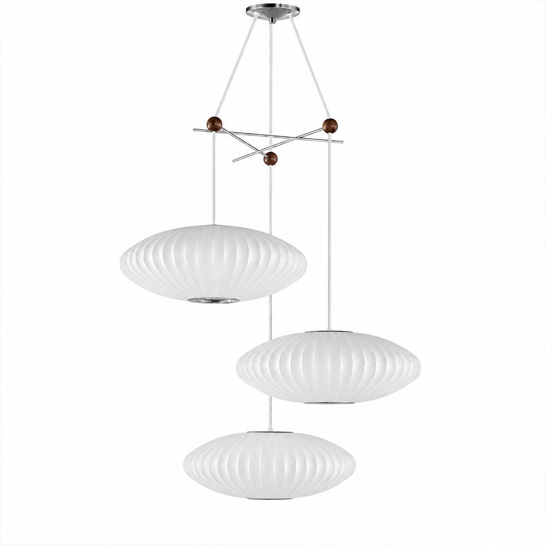 Perla Silk Bubble Cluster Pendant Light
