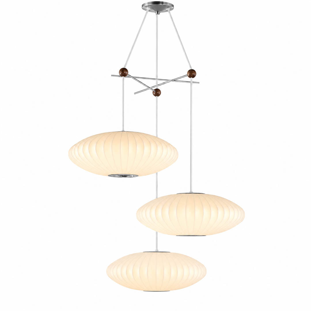 Perla Silk Bubble Cluster Pendant Light