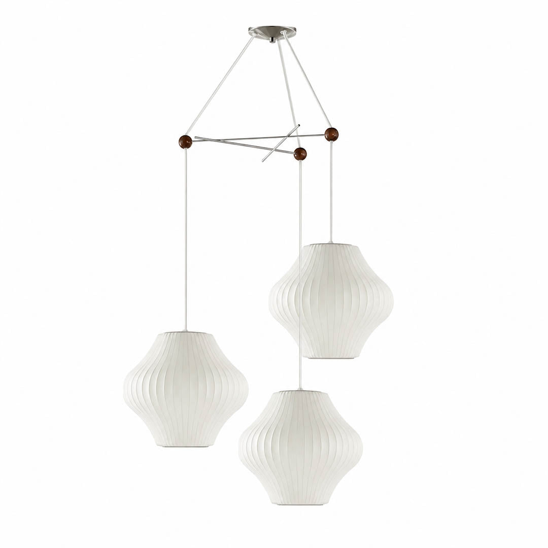 Perla Silk Bubble Cluster Pendant Light