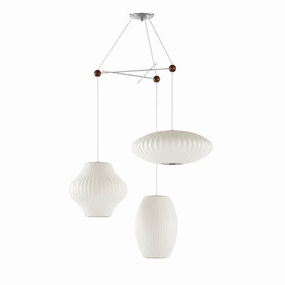 Perla Silk Bubble Cluster Pendant Light