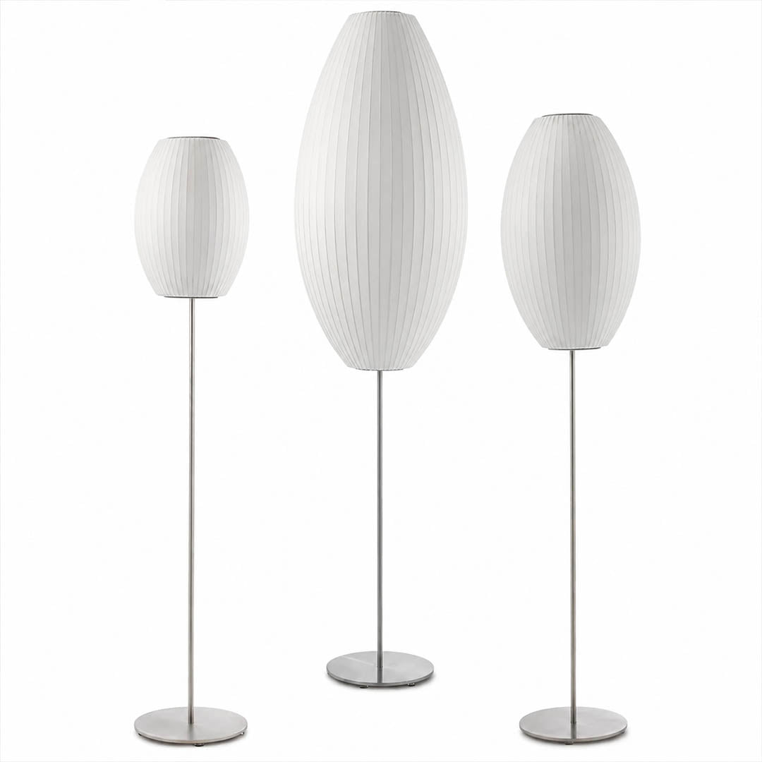 Perla Silk Bubble Floor Lamp
