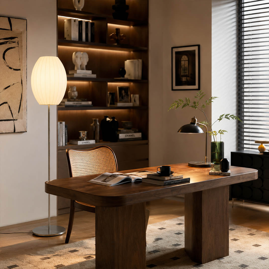 Perla Silk Bubble Floor Lamp