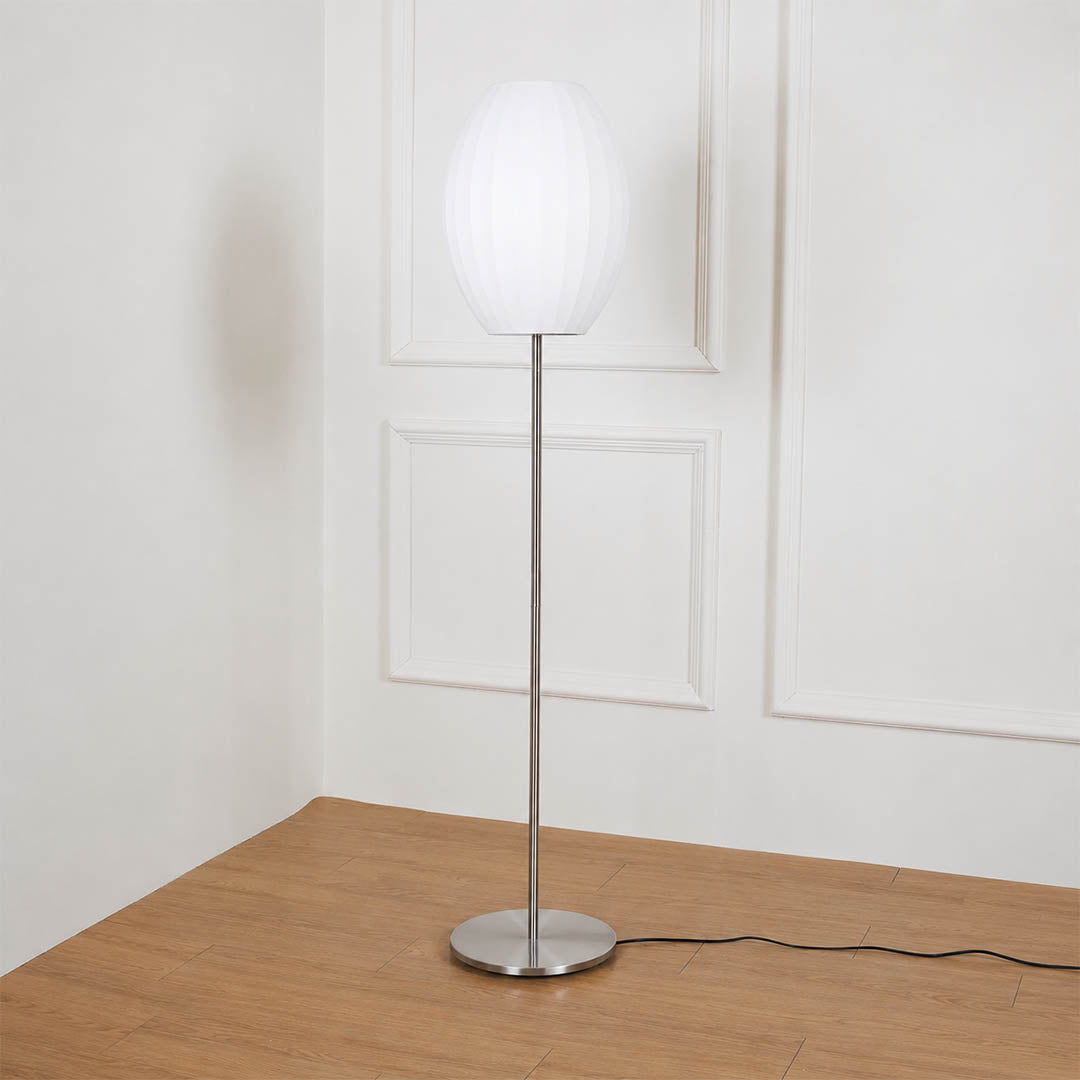 Perla Silk Bubble Floor Lamp
