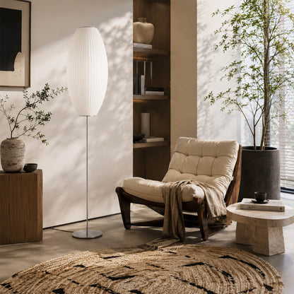 Perla Silk Bubble Floor Lamp