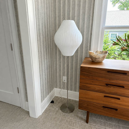 Perla Silk Bubble Floor Lamp