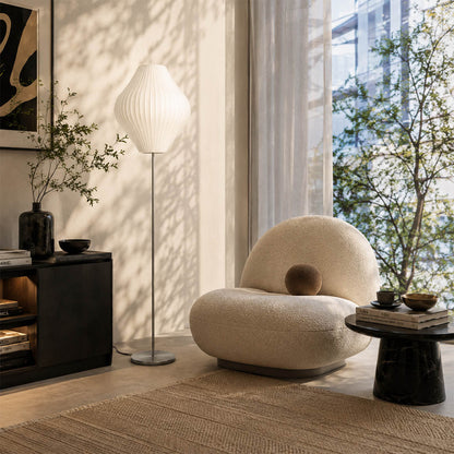 Perla Silk Bubble Floor Lamp