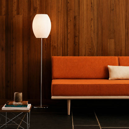 Perla Silk Bubble Floor Lamp