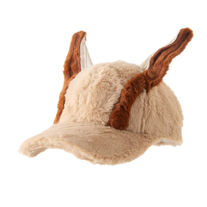 Plush Dog Ear Winter Baseball Cap