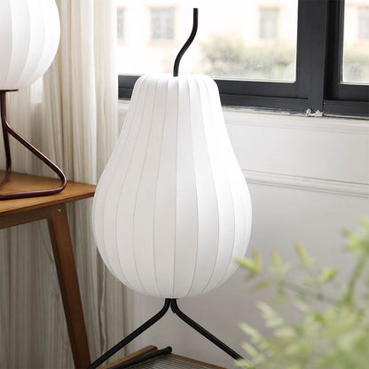 Rina Silk Pear Floor Lamp