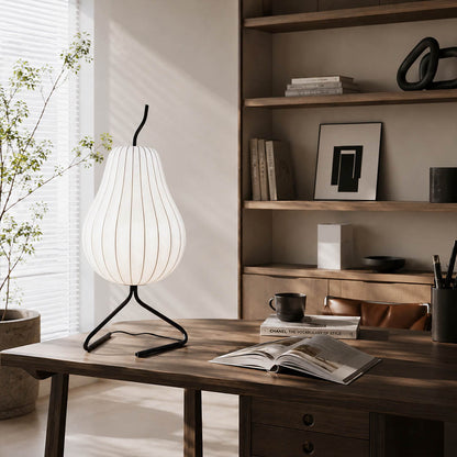 Rina Silk Pear Floor Lamp
