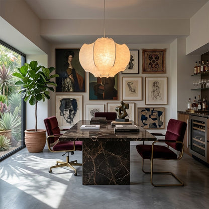 Saya Silk Pendant Light