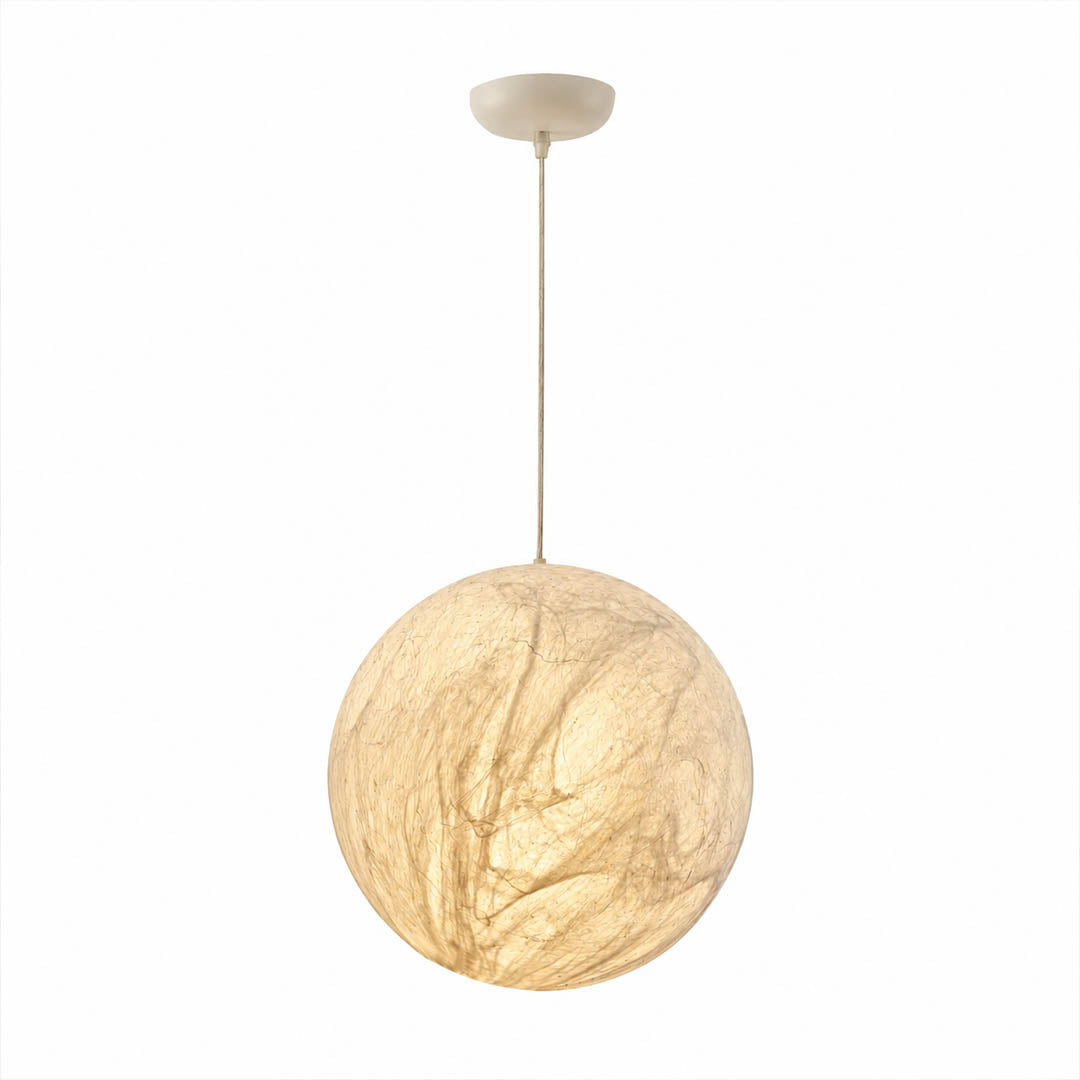 Selene Silk Moon Pendant Light