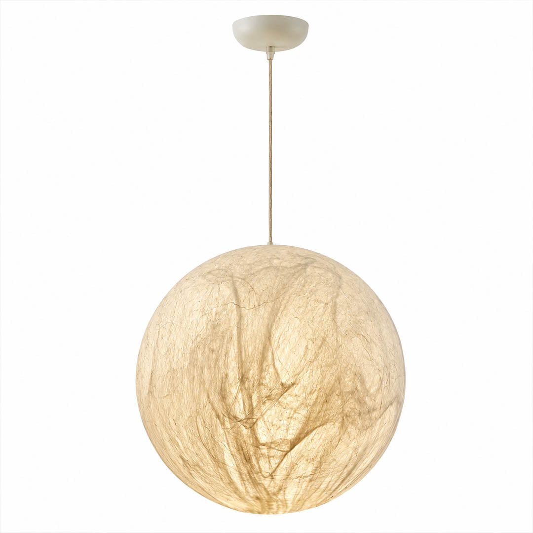 Selene Silk Moon Pendant Light