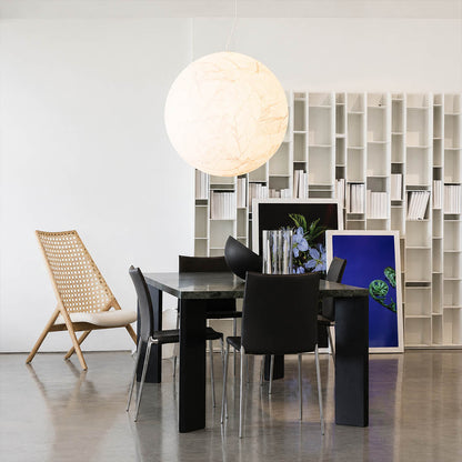 Selene Silk Moon Pendant Light