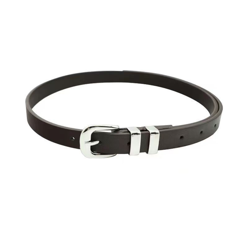Selina Slim Leather Belt