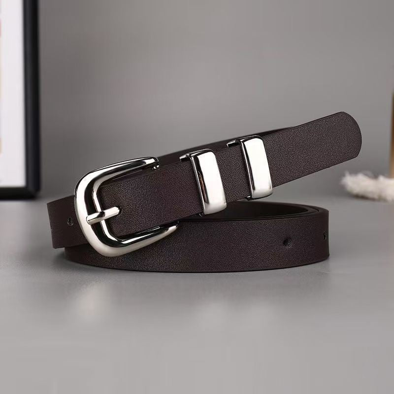 Selina Slim Leather Belt