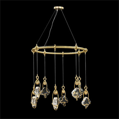 Seraphine Faceted Crystal Chandelier