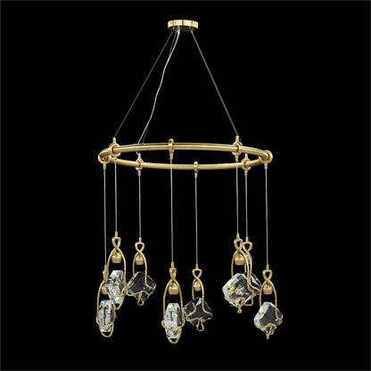 Seraphine Faceted Crystal Chandelier