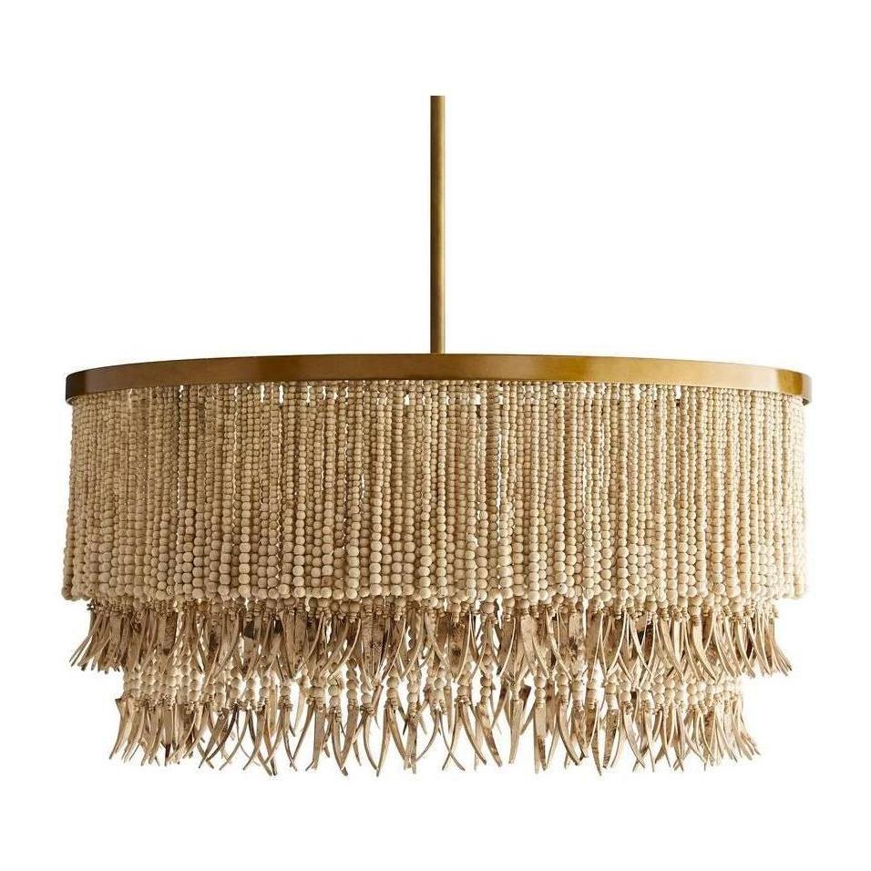 Solana Coconut Bead Chandelier