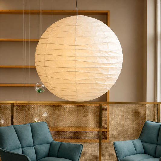 Washi Paper D Sphere Pendant Light