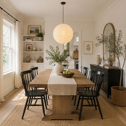 Washi Paper D Sphere Pendant Light
