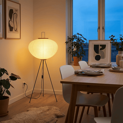 Akari 10A Washi Paper Tripod Floor Lamp