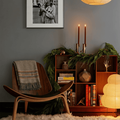 Akari 25N Washi Paper Three-Tiered Floor Table Light