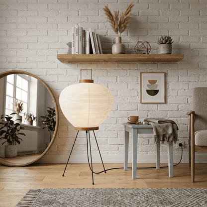 Akari 3A Washi Paper Tripod Table Lamp