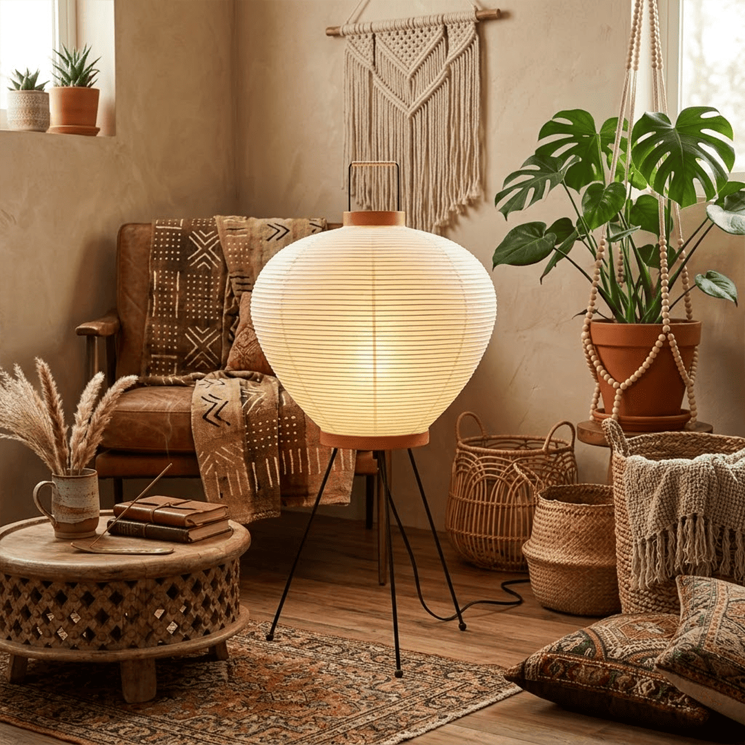 Akari 3A Washi Paper Tripod Table Lamp