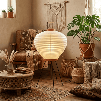 Akari 3A Washi Paper Tripod Table Lamp