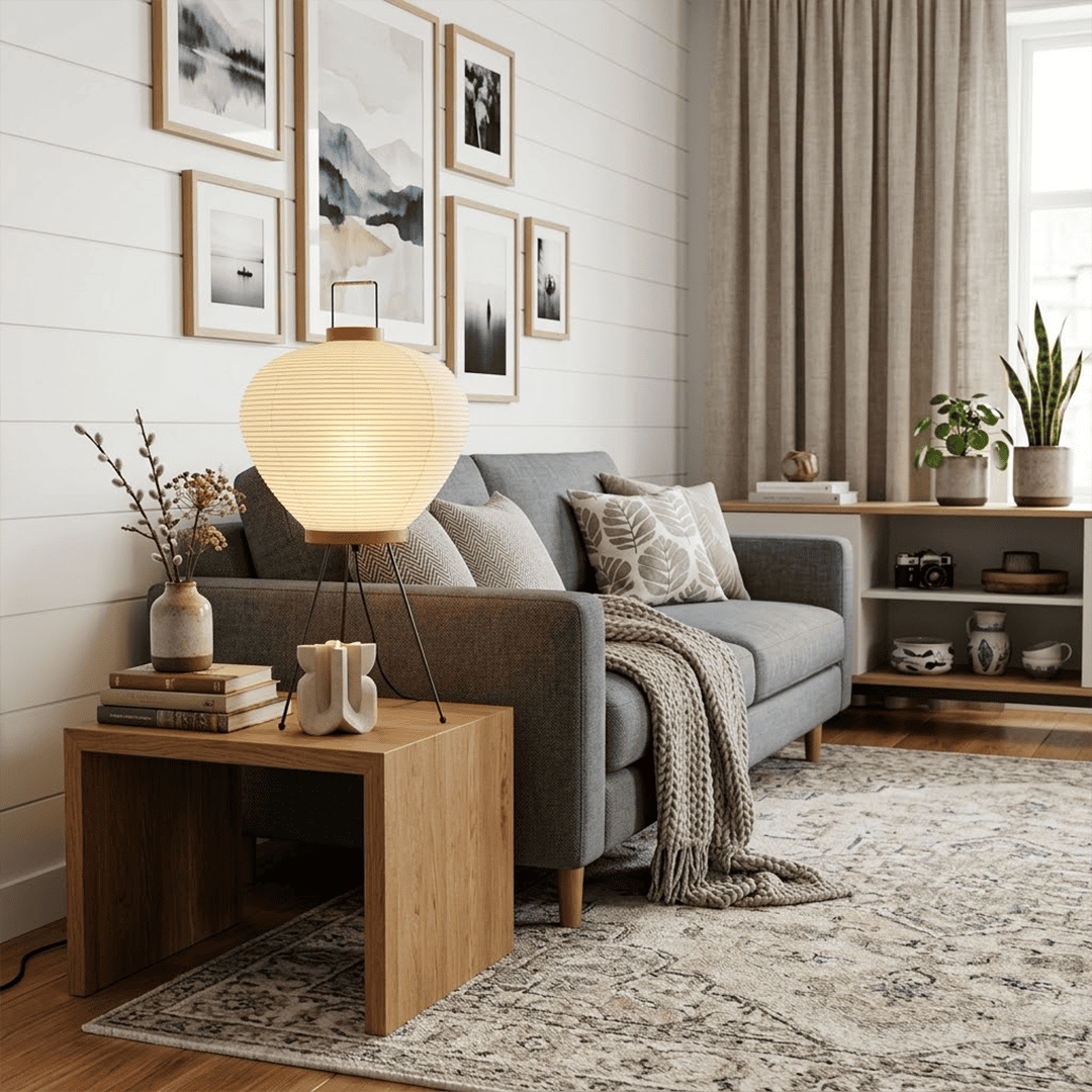 Akari 3A Washi Paper Tripod Table Lamp