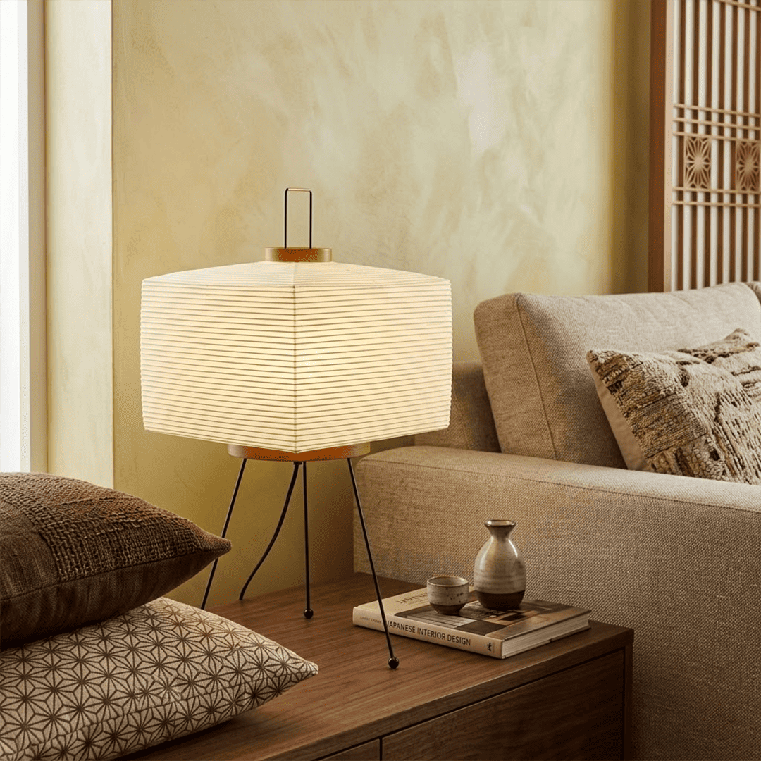 Akari 9A Washi Paper Tripod Table Lamp